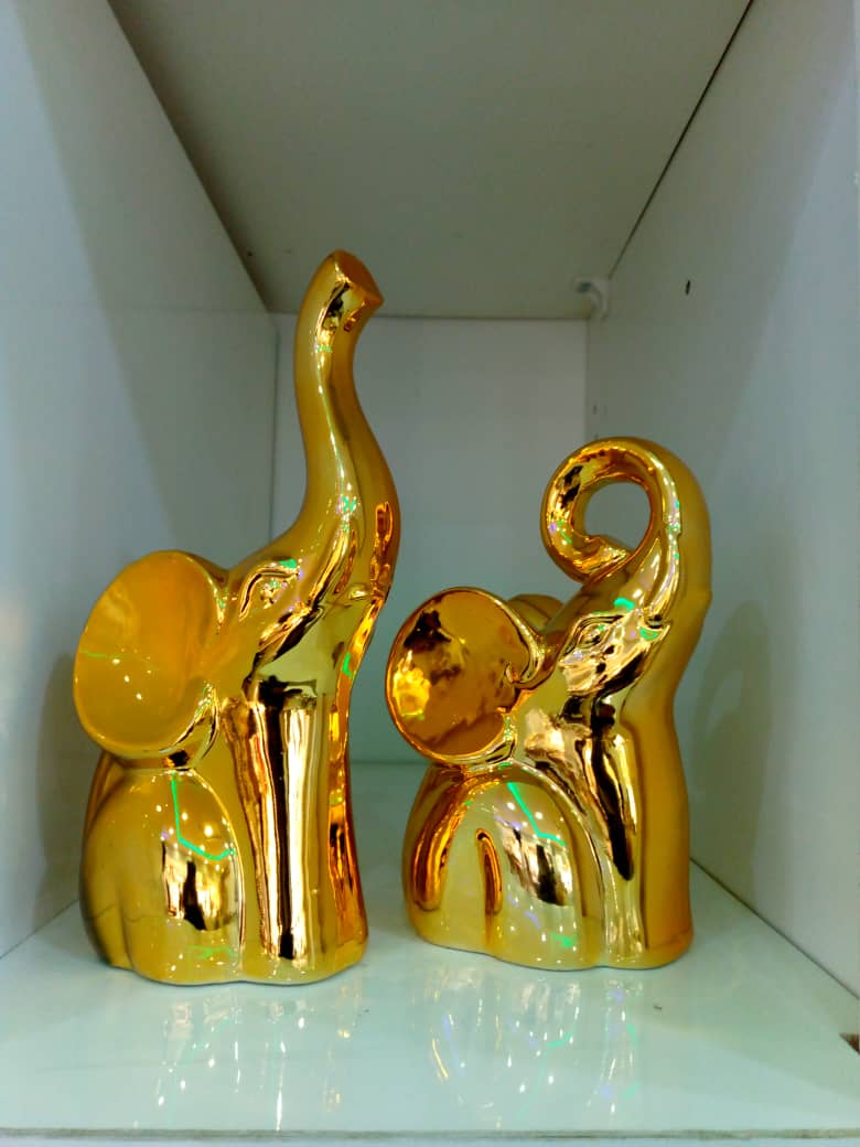 Golden Elephant Ornament Accessory