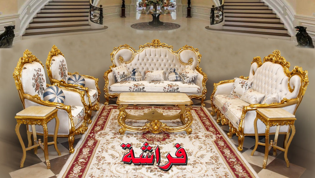 luxury carved royal sofa set