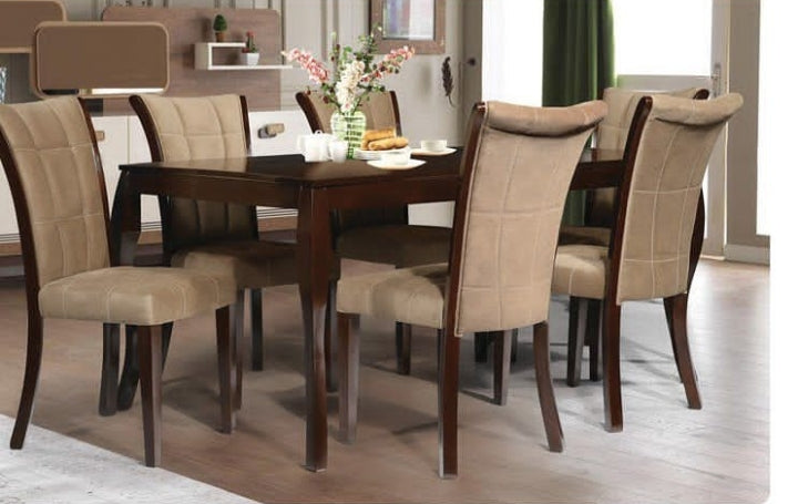 Brown 6 Sitter Dining Table Set(available on request)