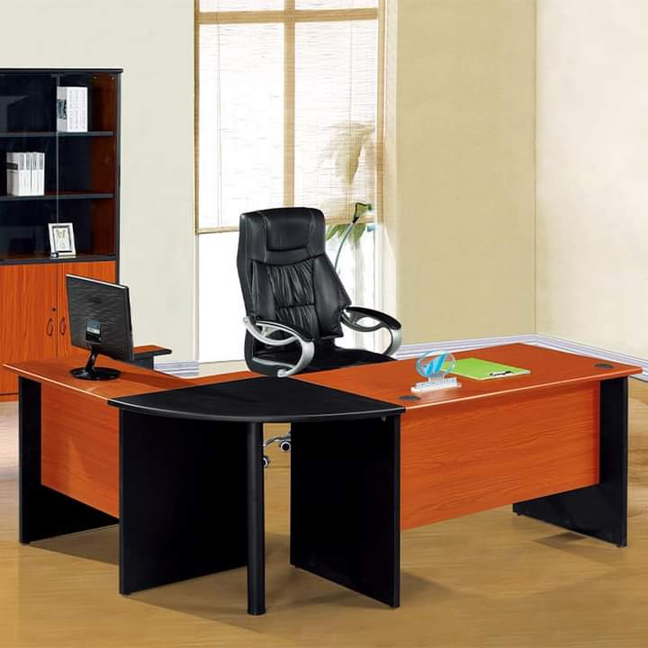 executive c top lshape table